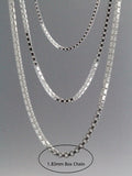 Box Chain 1.83mm Sterling Silver