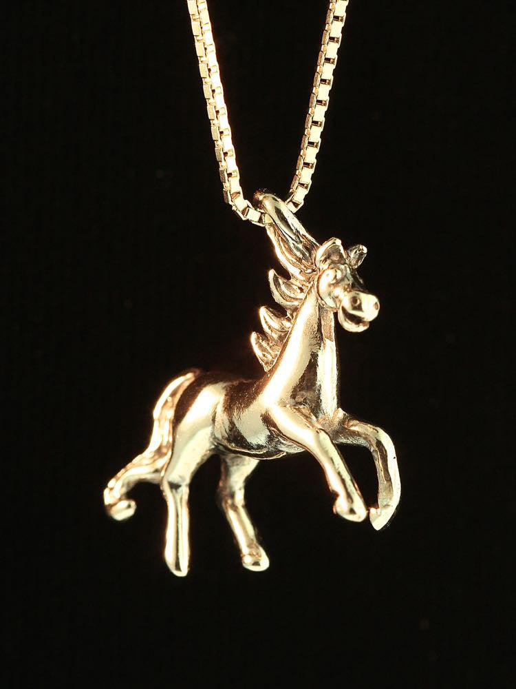 Arabian Nights Horse Charm in 14K Gold