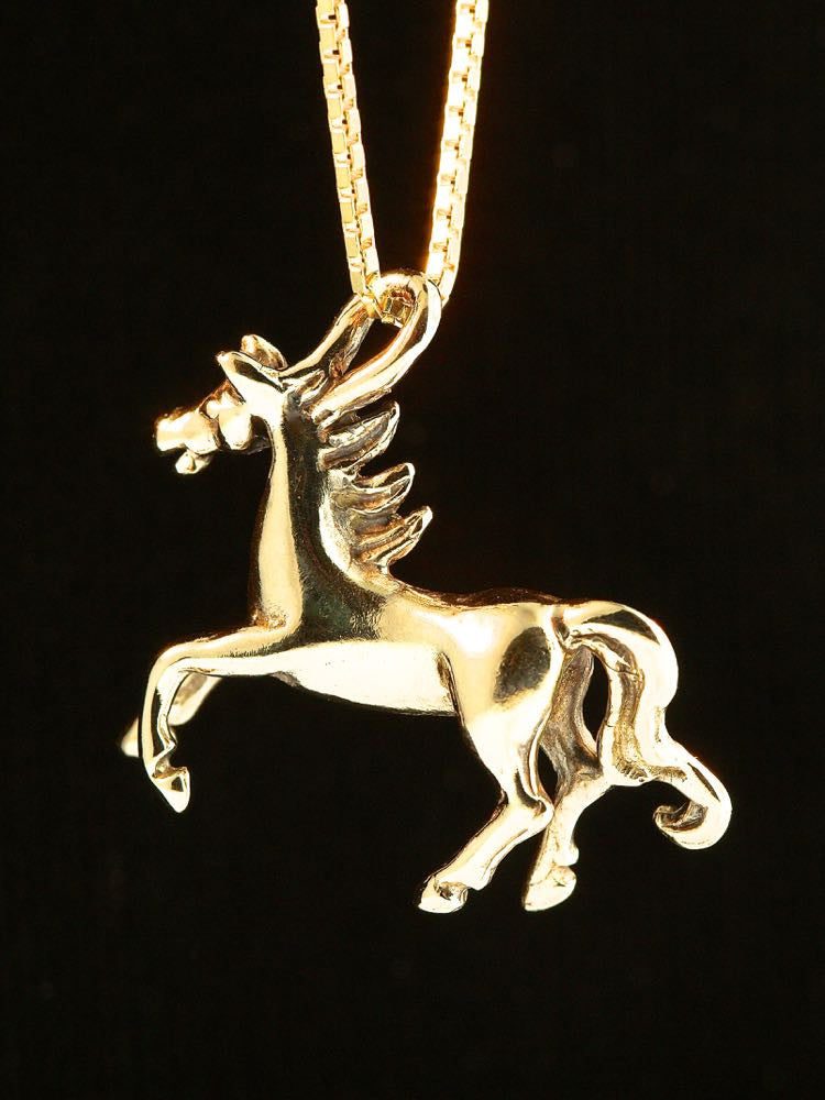 Arabian Nights Horse Charm in 14K Gold
