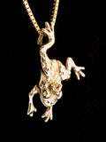 Enchanted Frog Charm - 14K Gold