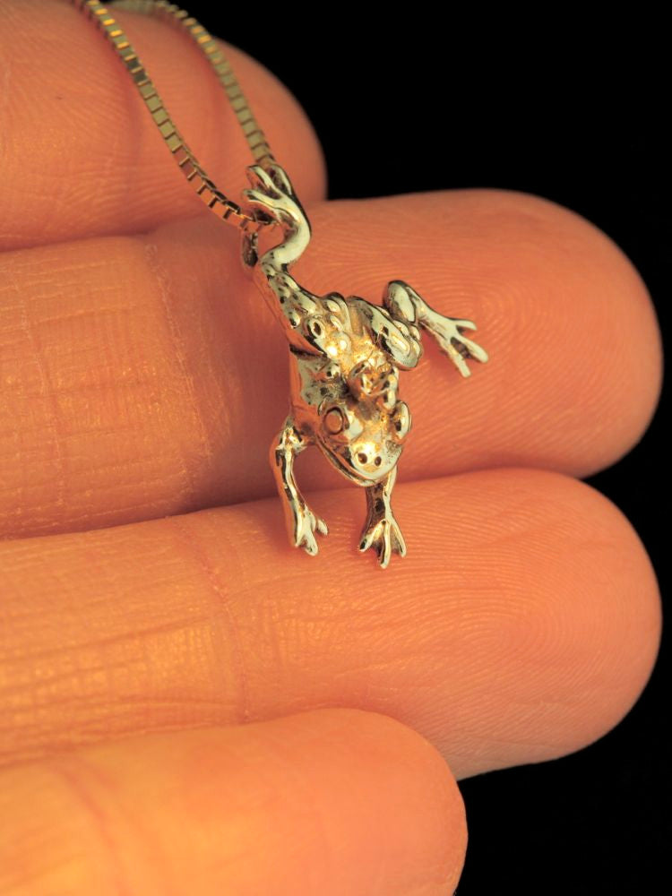 Enchanted Frog Charm - 14K Gold
