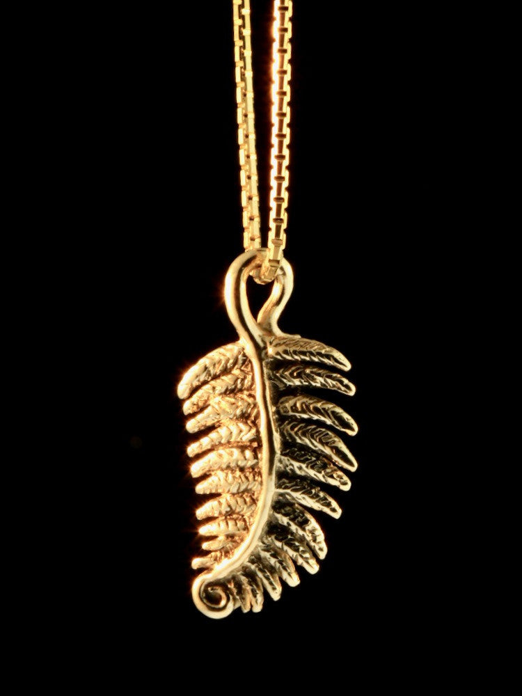 Jungle Jewel Fern Charm in 14K Gold