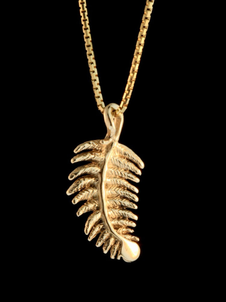 Jungle Jewel Fern Charm in 14K Gold
