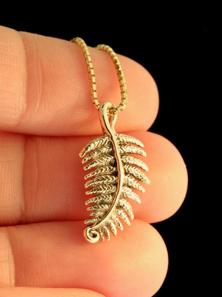 Jungle Jewel Fern Charm in 14K Gold
