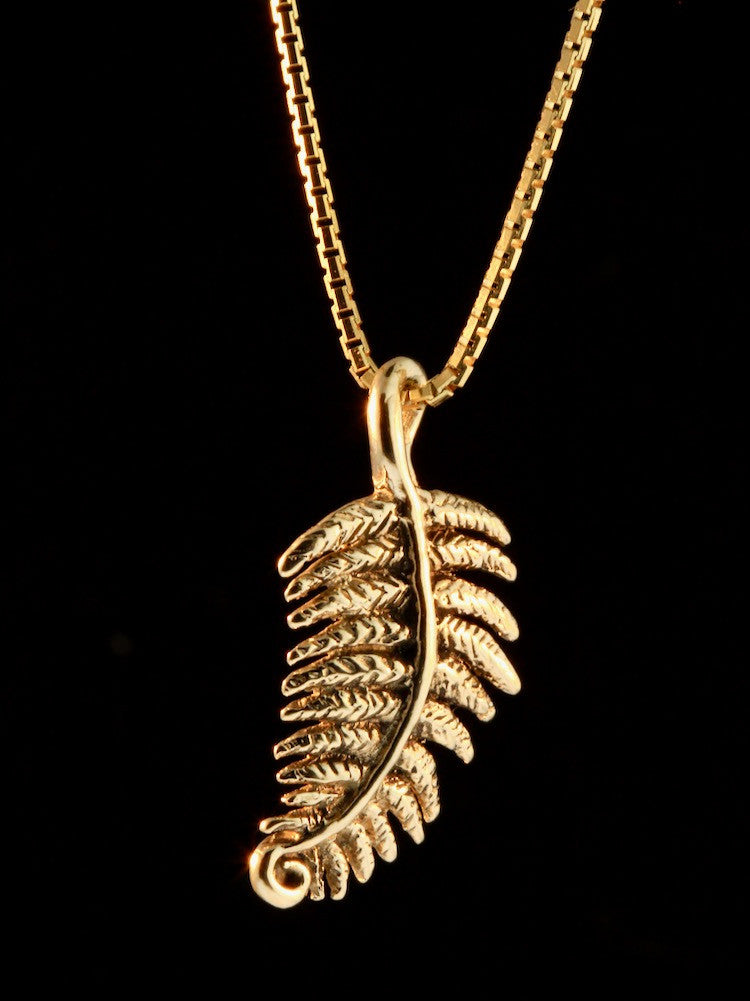 Jungle Jewel Fern Charm in 14K Gold