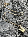 Flying Toaster Charm - 14k Gold