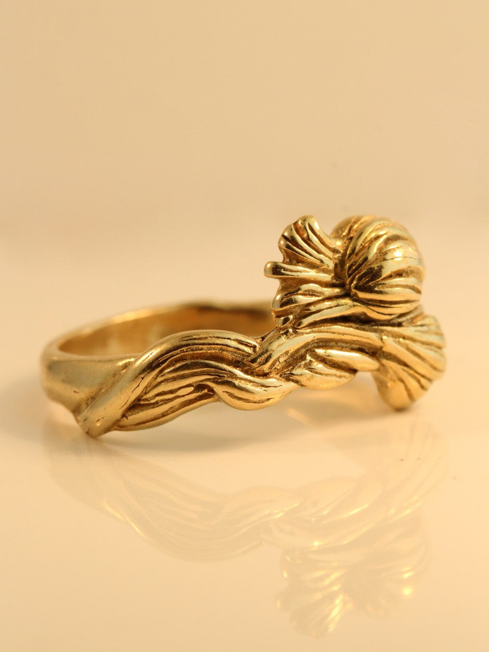 Garlic Ring - 14k Gold