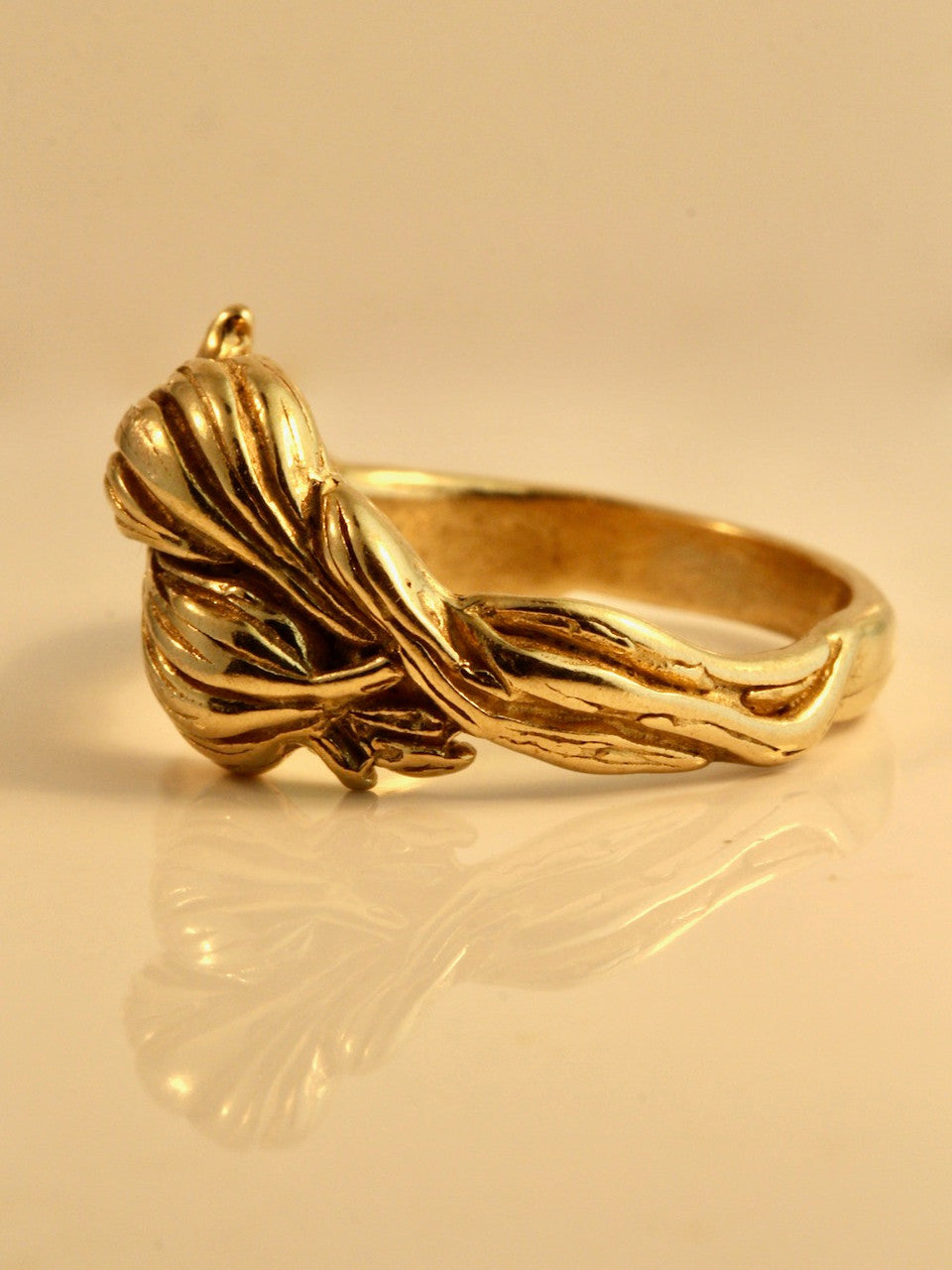Garlic Ring - 14k Gold