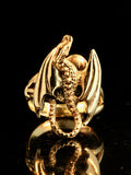 Glider Dragon Ring - 14K gold