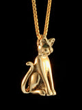 Magic Cat Pendant - 14K gold