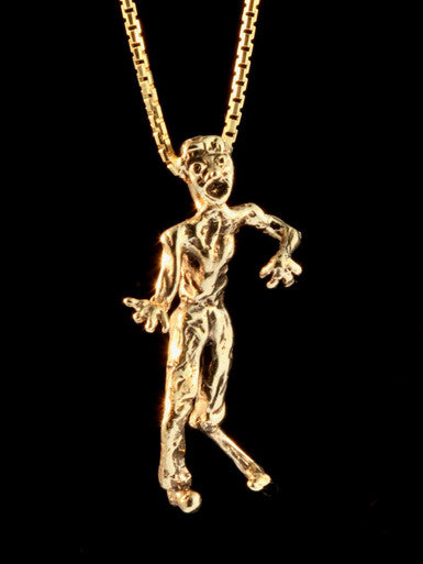 Zombie Charm - 14K Gold