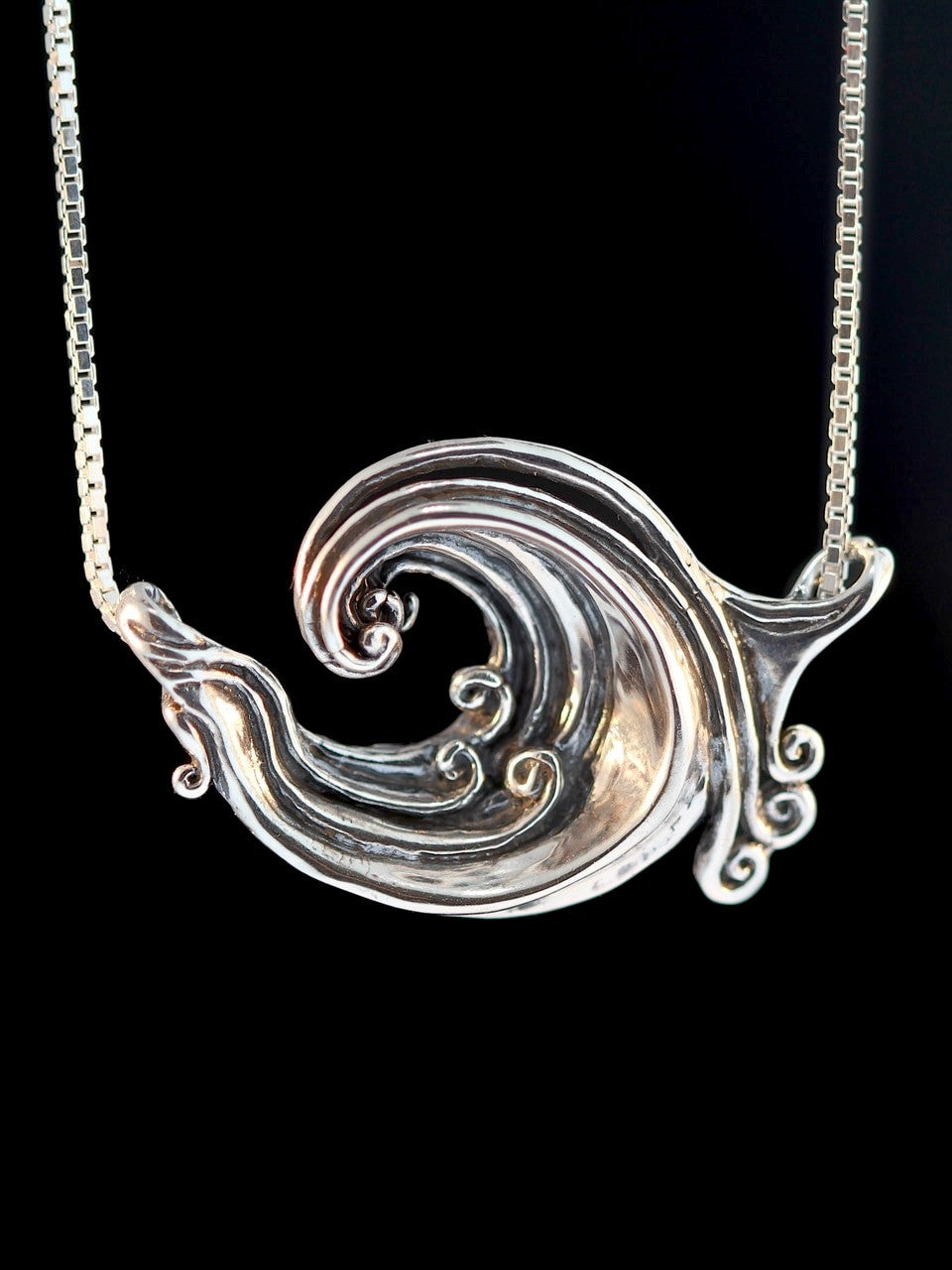 Rip Curl Pendant - Silver