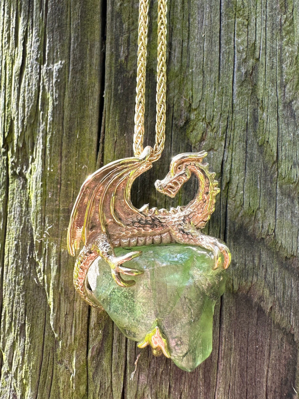 Princess Peridot Dragon - 18K gold
