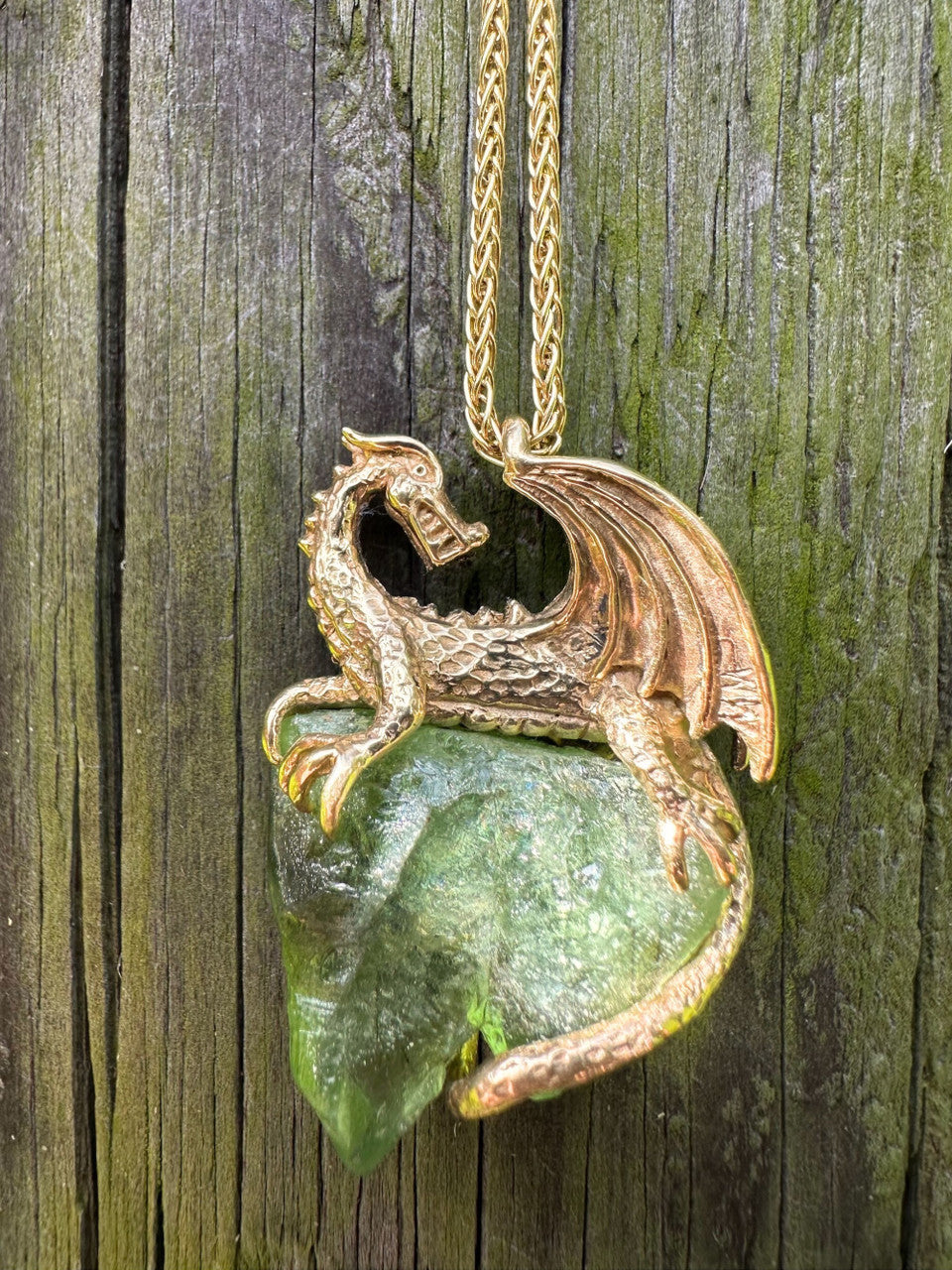 Princess Peridot Dragon - 18K gold