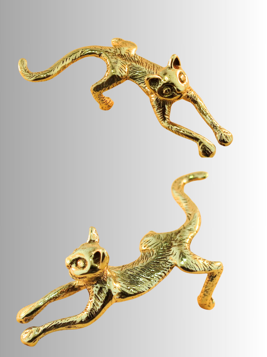 Crawling Cat Ear Cuff - Bronze