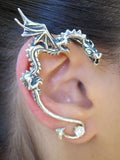 Classic Dragon Ear Wrap - Silver