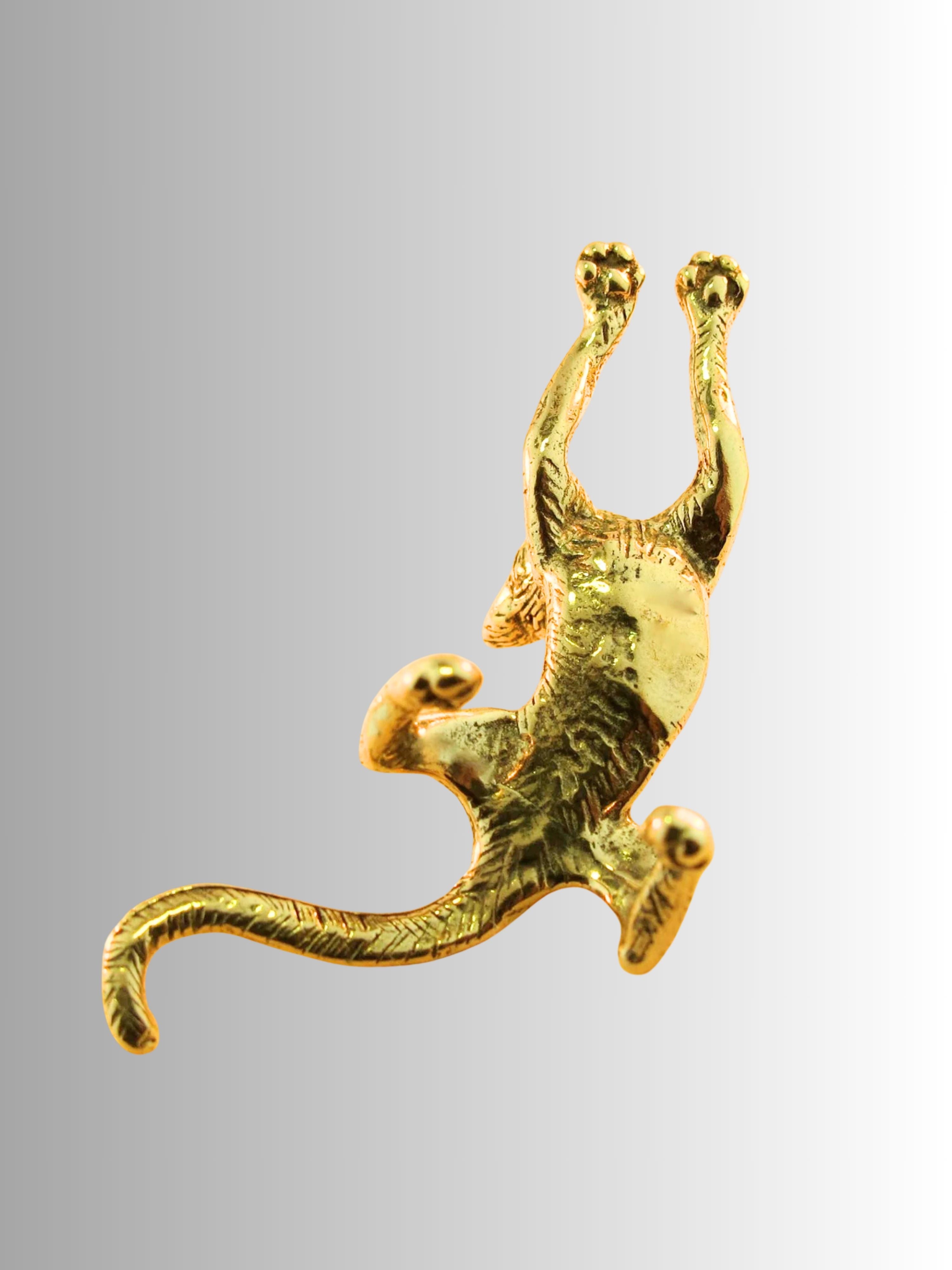 Crawling Cat Ear Cuff - Bronze