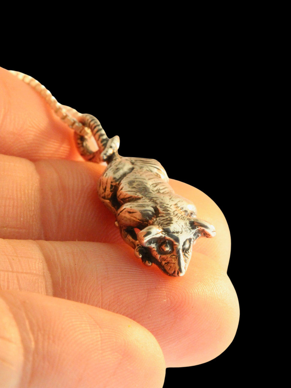 Possum Pendant - Silver