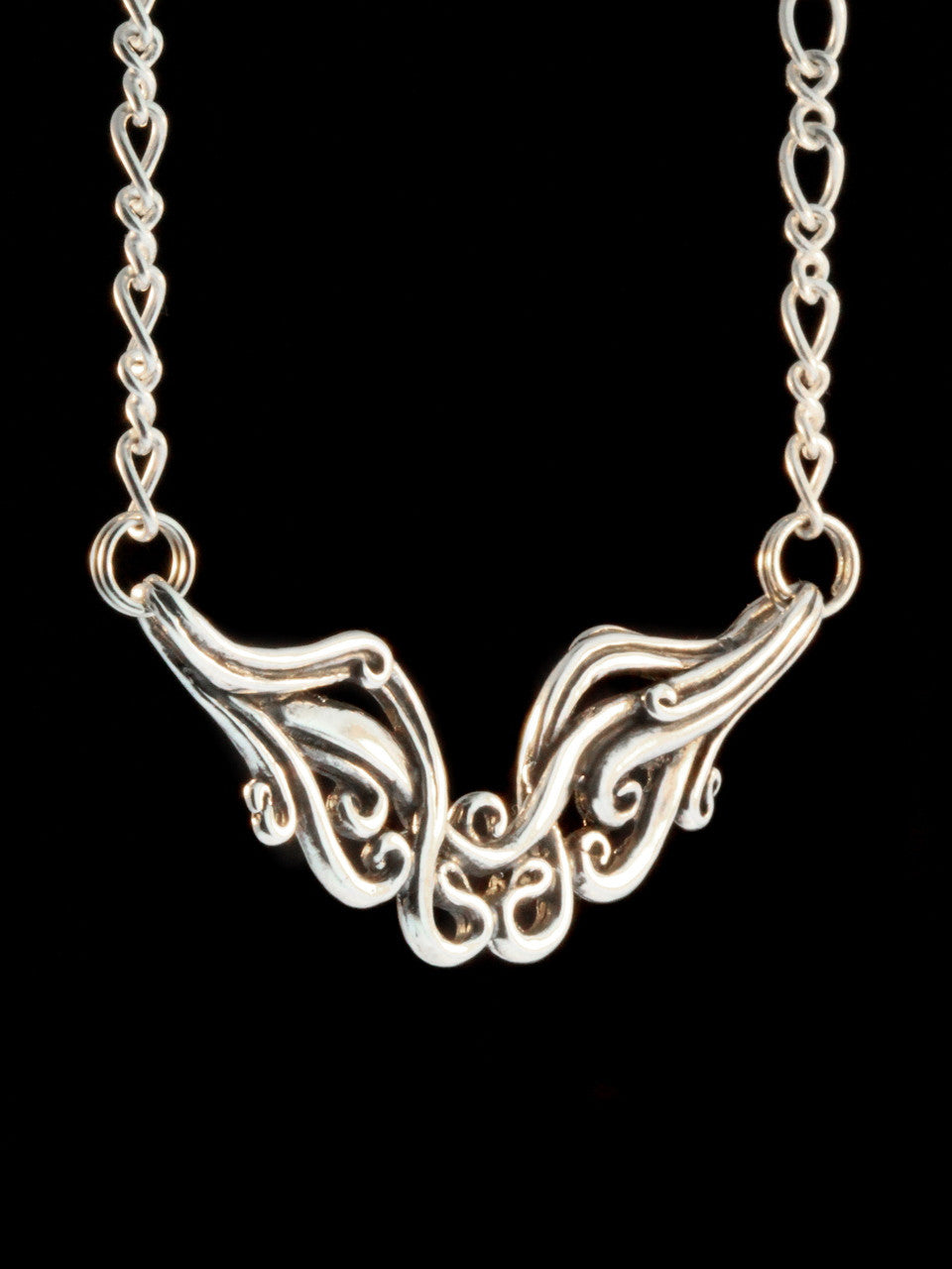 Cascade Waterfall Neckpiece - Silver