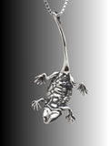 Bearded Dragon Lizard Charm - Silver