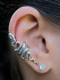 Snake Ear Cuff - Silver