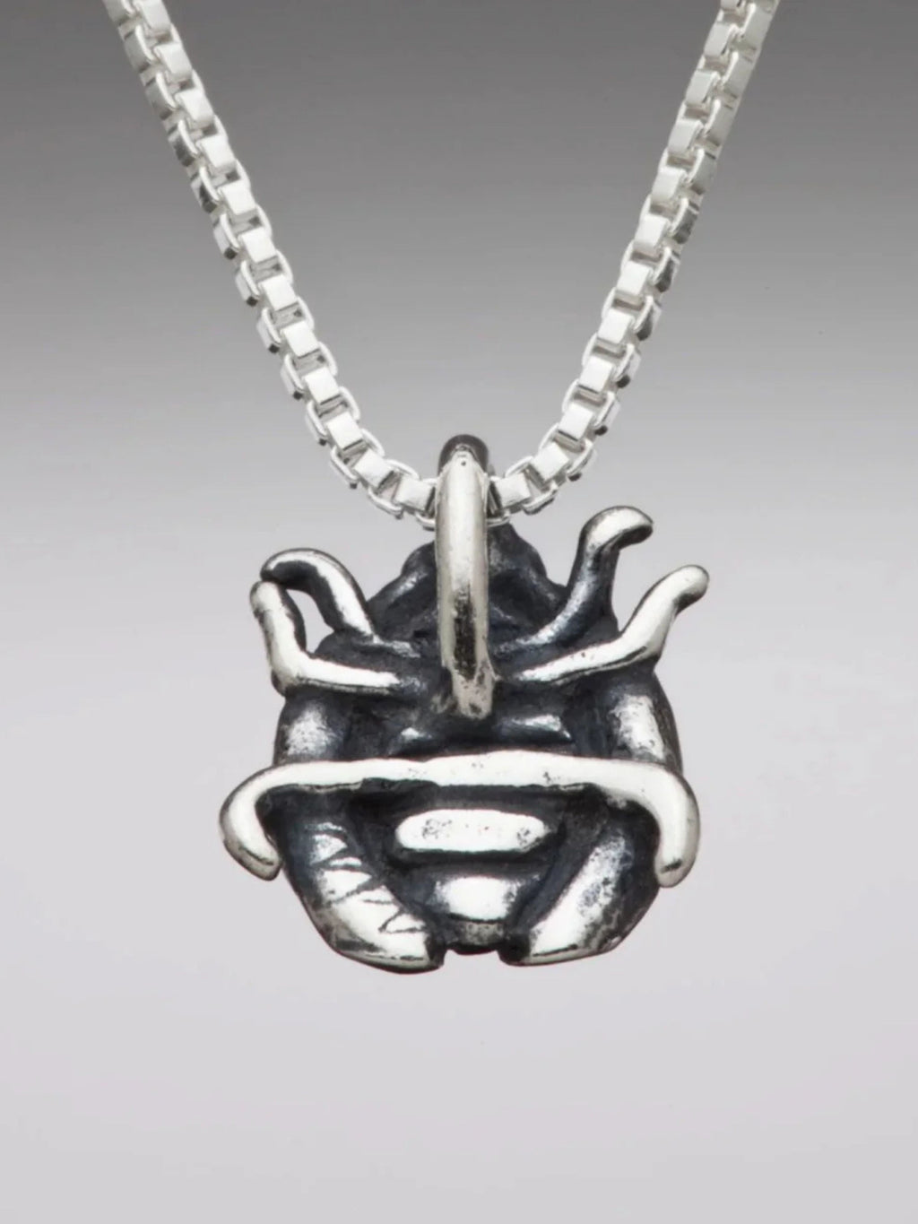 Lady Bug Charm - Silver