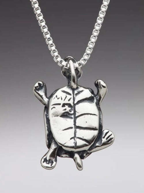 Alice - Mock Turtle Charm - Silver