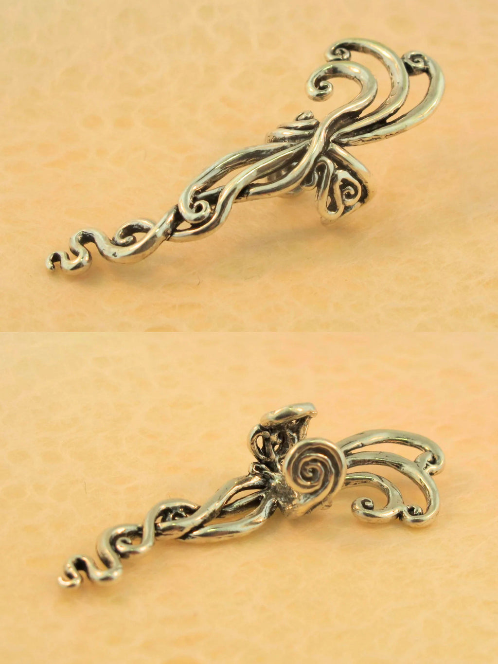 Siren's Song Ear Cuff - Sterling Silver