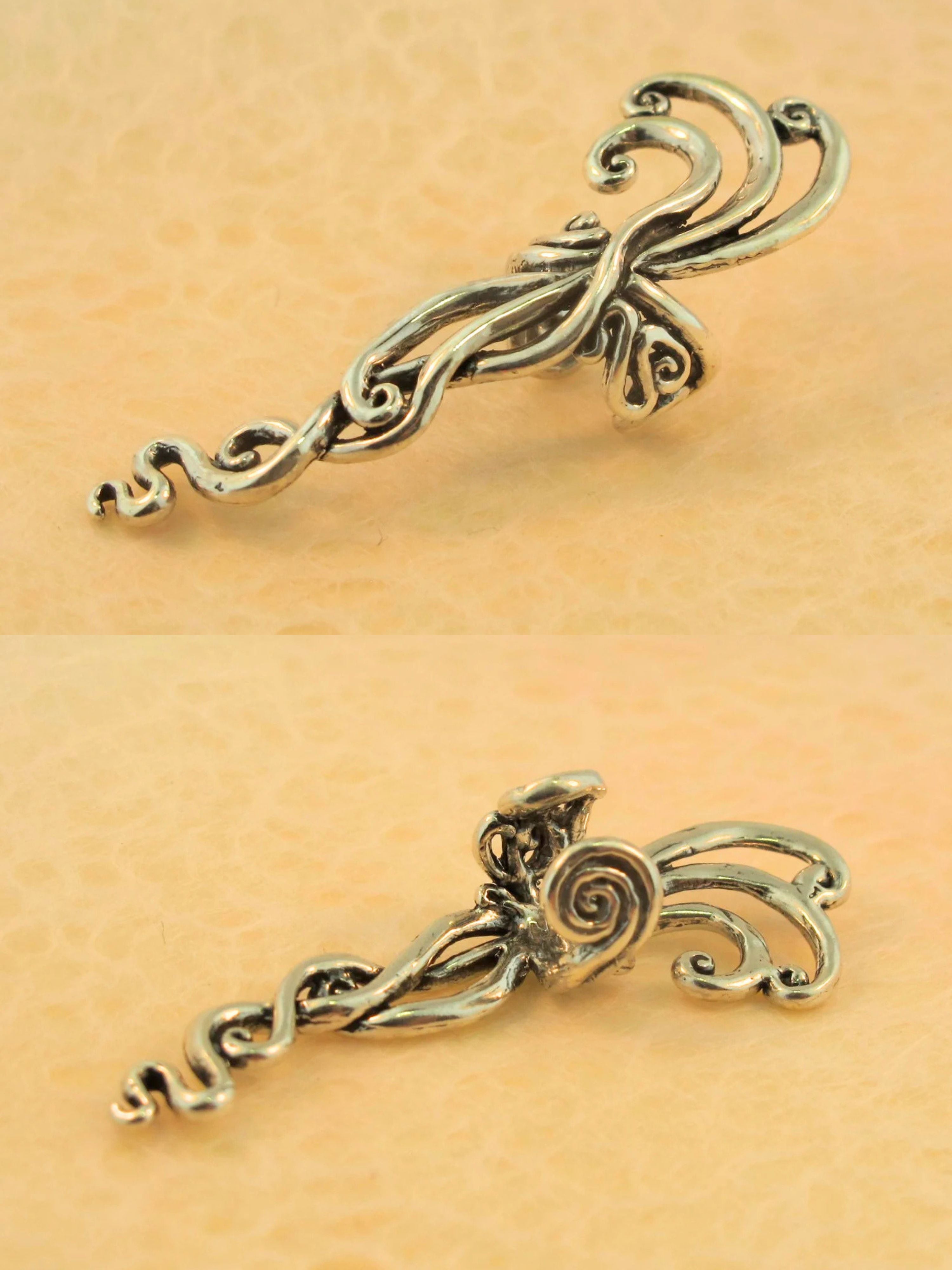 Siren's Song Ear Cuff - Sterling Silver