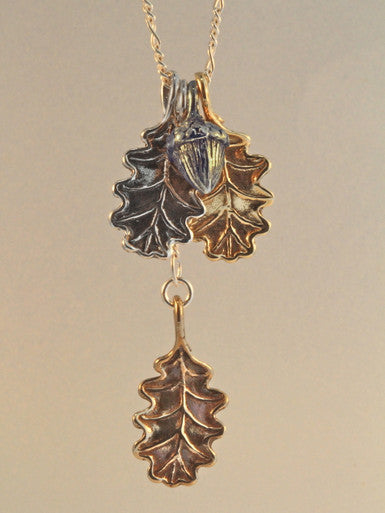 Oak Leaves and Acorn Charm Combo