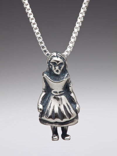 Alice in Wonderland Charm - Silver