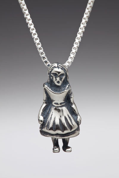 Alice in Wonderland Charm - Silver