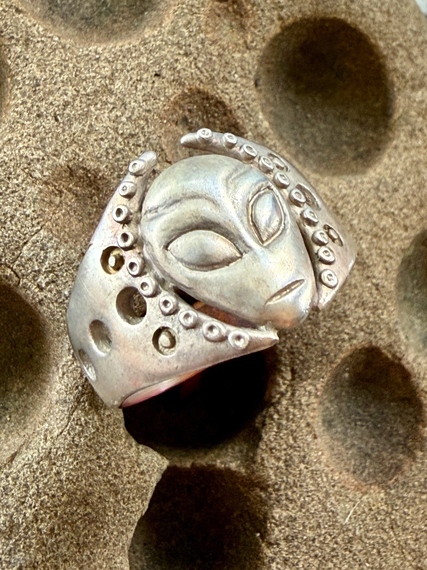 Alien Ring - Sterling Silver