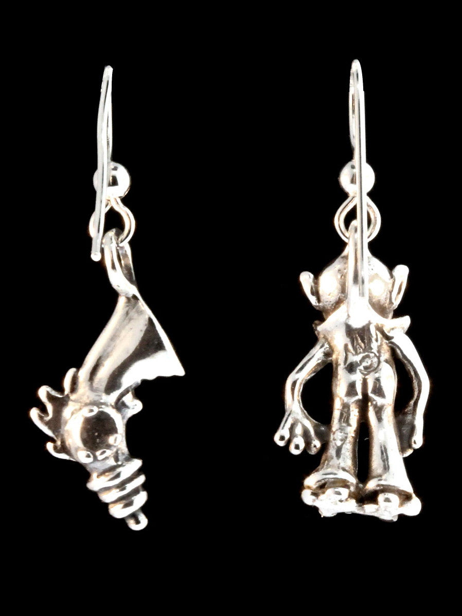 Martian and Ray Gun Mixed Earrings