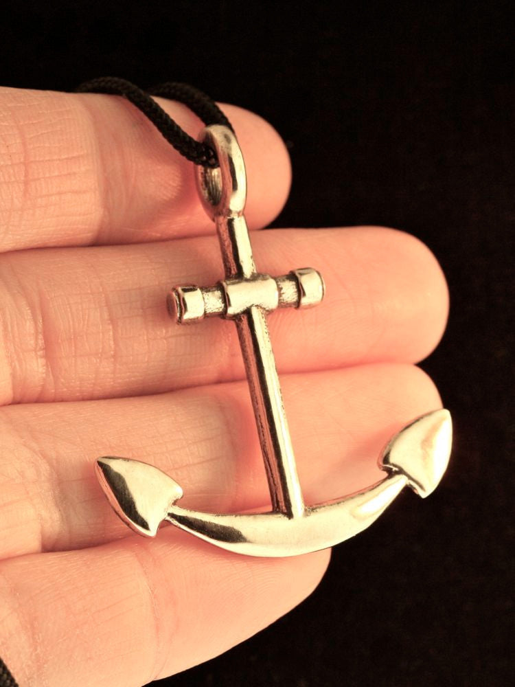 Large Anchor Pendant - Bronze