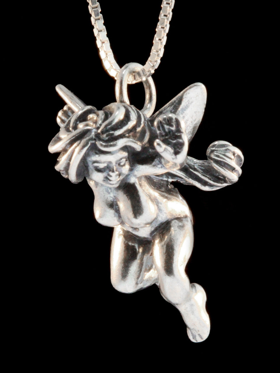Fairy Goddess Charm - Sterling Silver