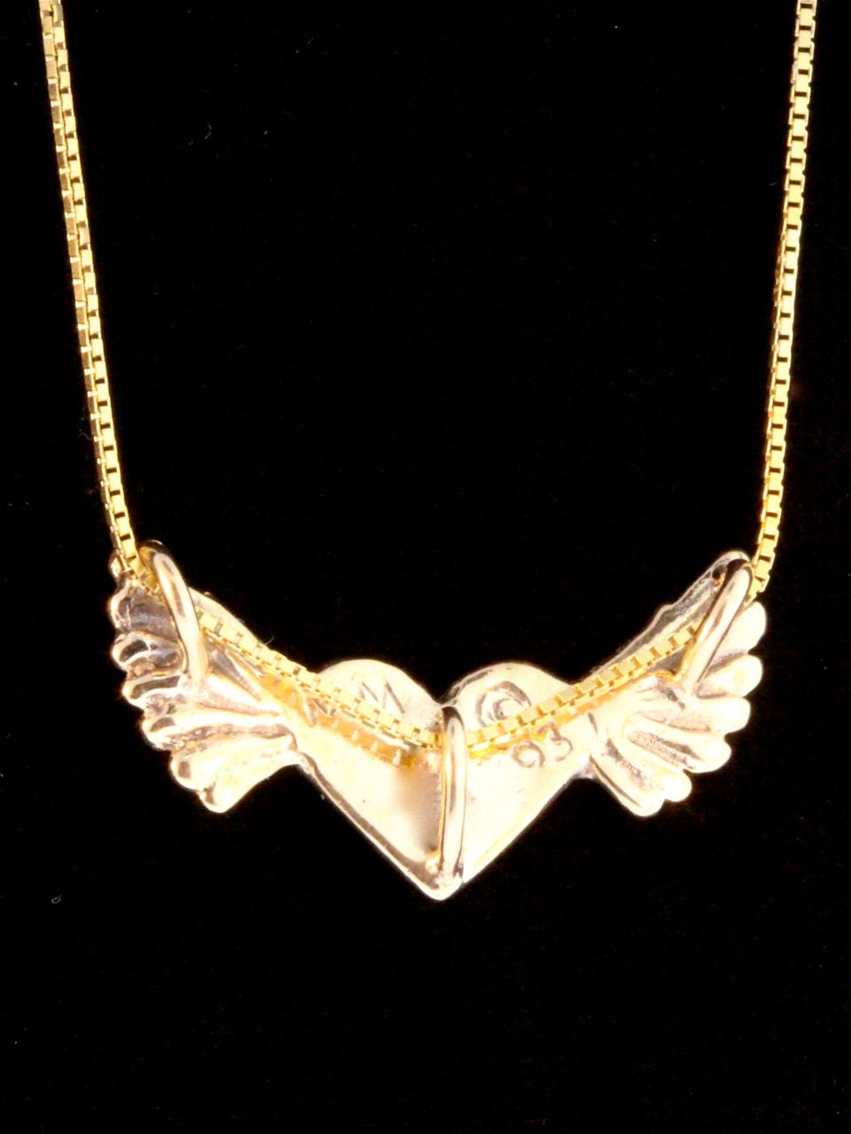 Angel Heart Pendant in 14k Gold