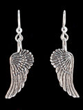 Guardian Angel Wing Earrings - Sterling Silver