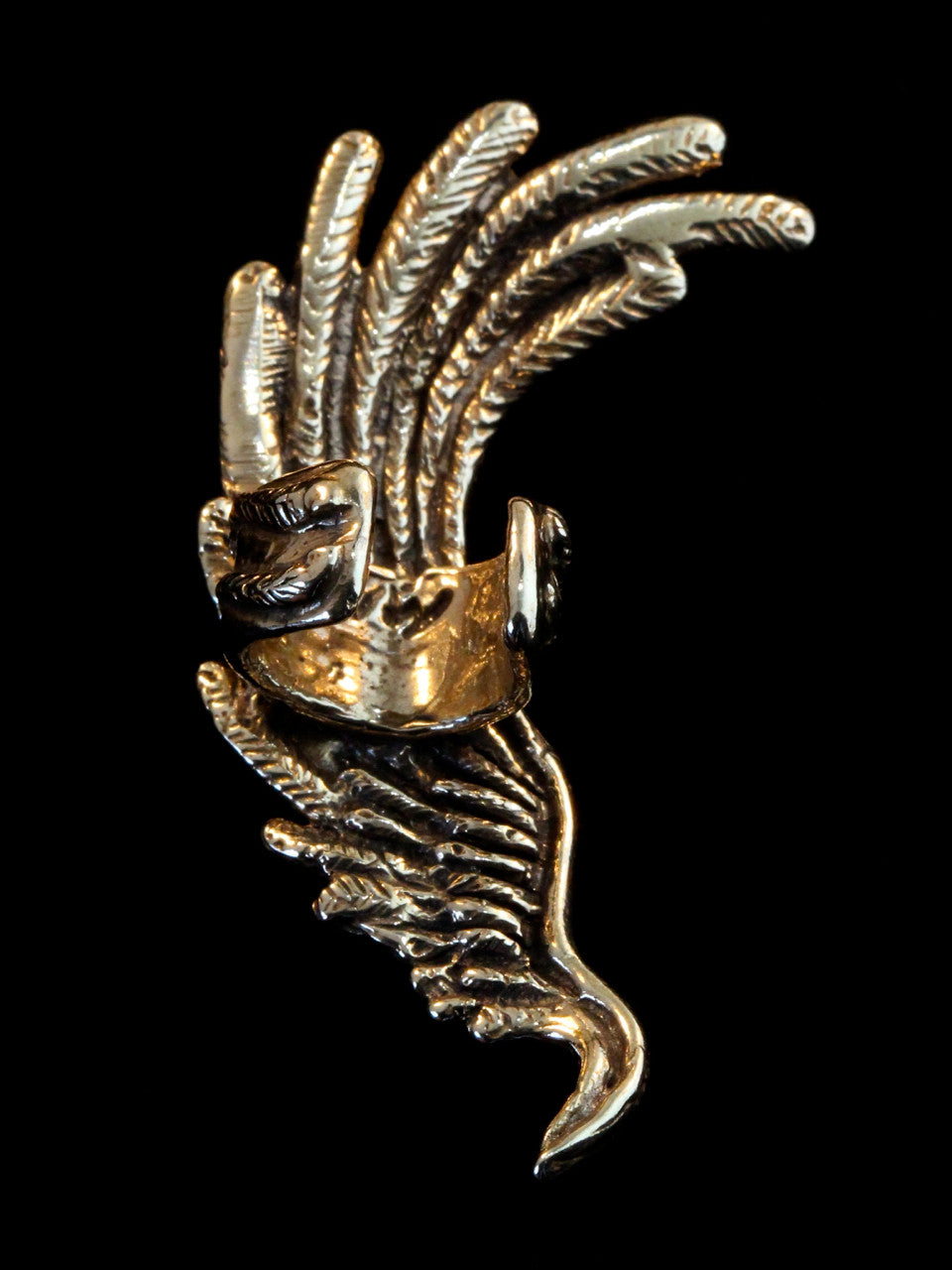 Angel Wing Ear Cuff -Bronze