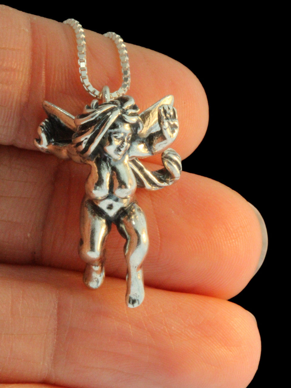 Fairy Goddess Charm - Sterling Silver