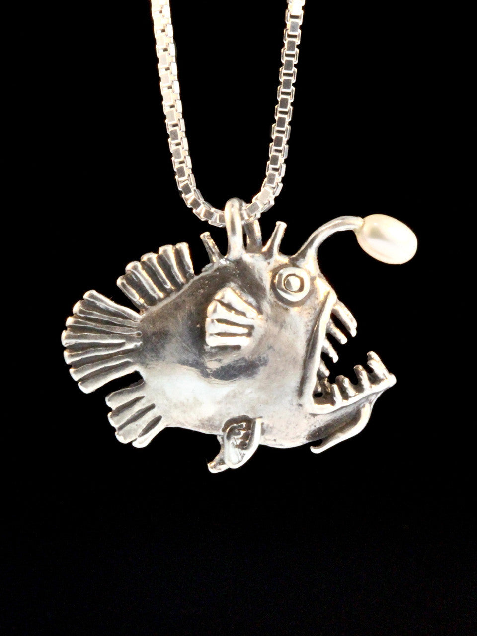 Angler Fish with White Pearl