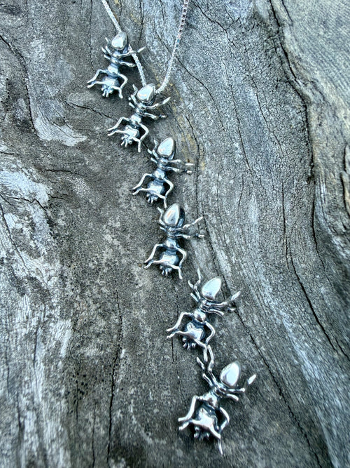 Ant Charm - Sterling Silver