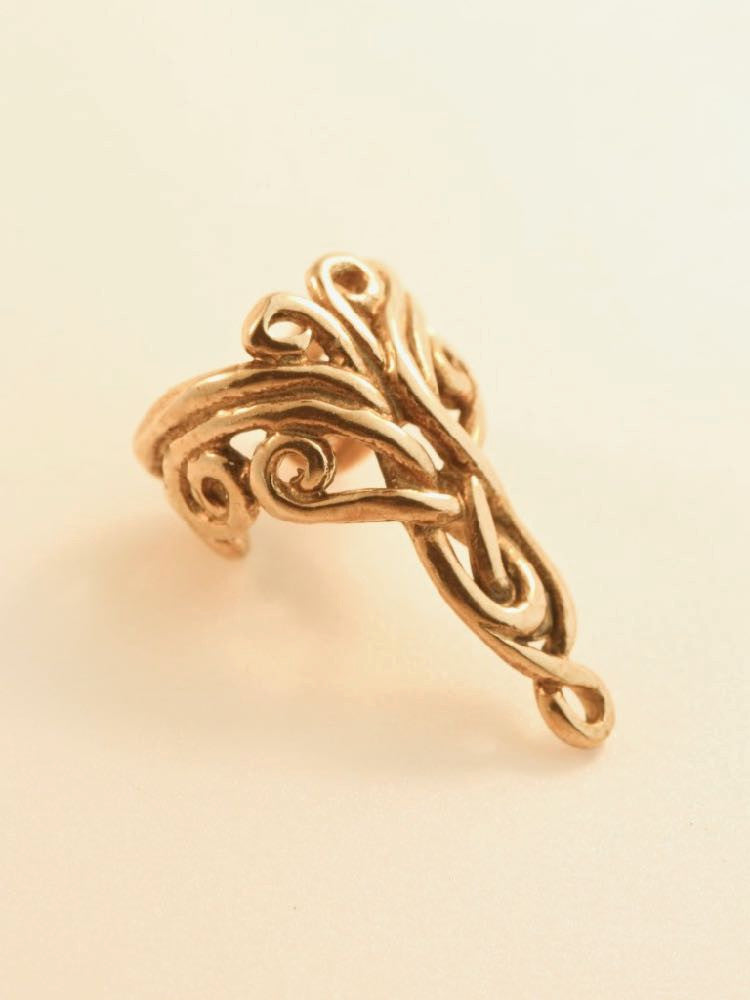 Arabesque Ear Cuff in 14K Gold
