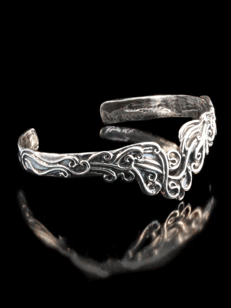 Cascade Waterfall Cuff Bracelet - Silver