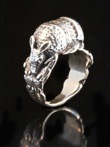 Armadillo Ring - Silver