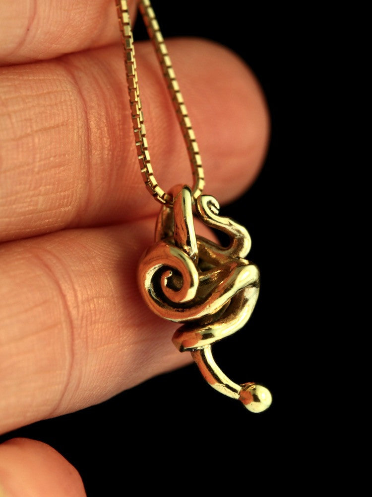 18k Gold Astro Bloom Charm