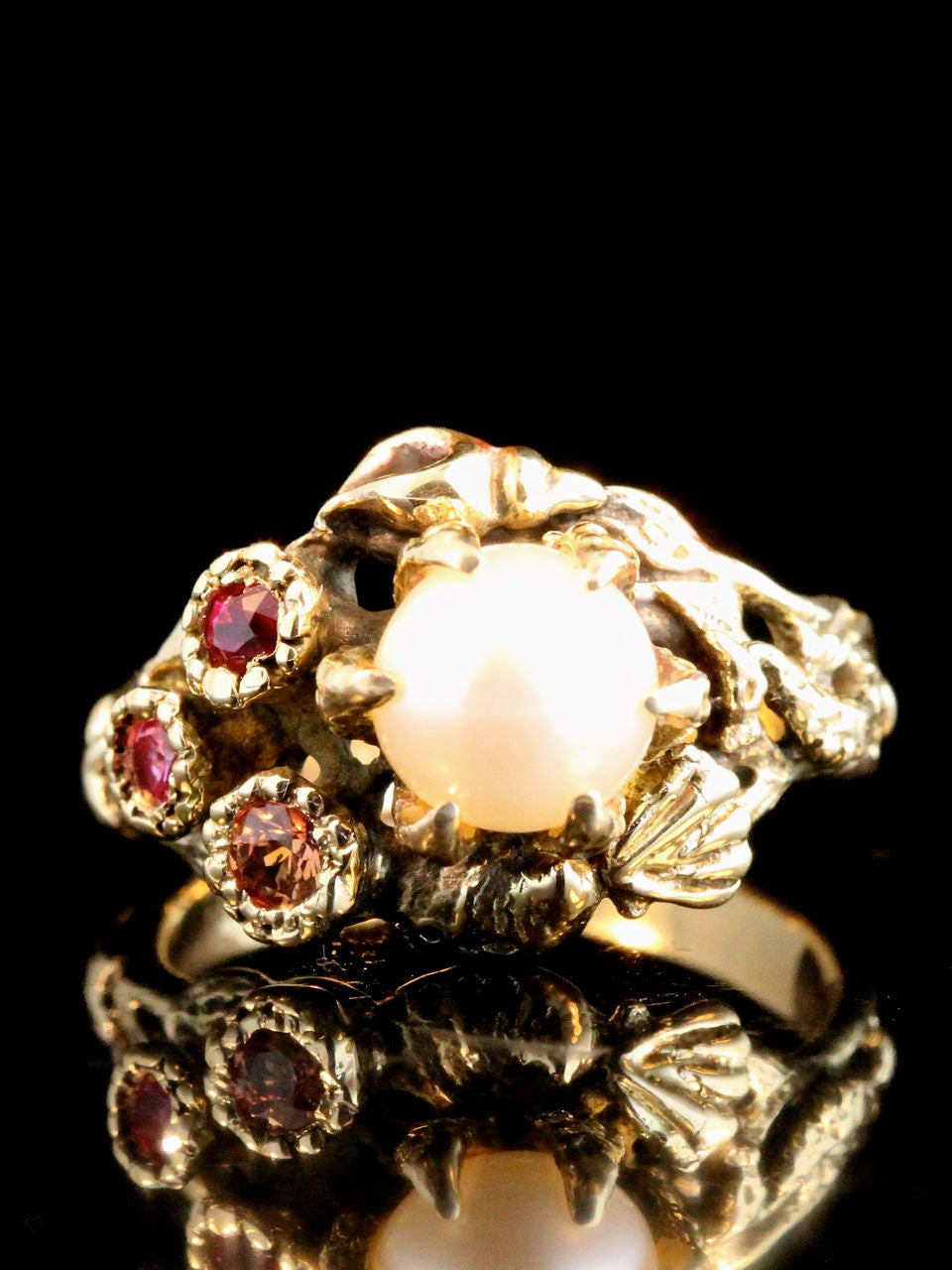 Atlantis Treasure Ring -14k-Pearl