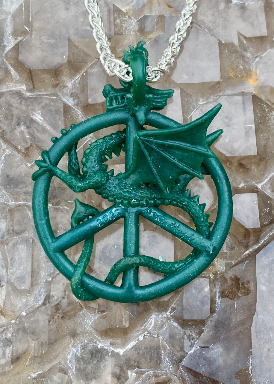 Guardian of Peace Dragon Amulet - Wax Original