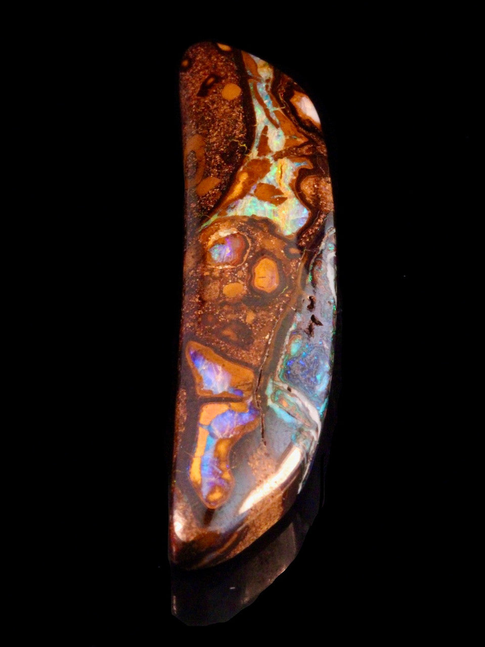 Boomerang Australian Korite Boulder Opal -  66.2 ct.