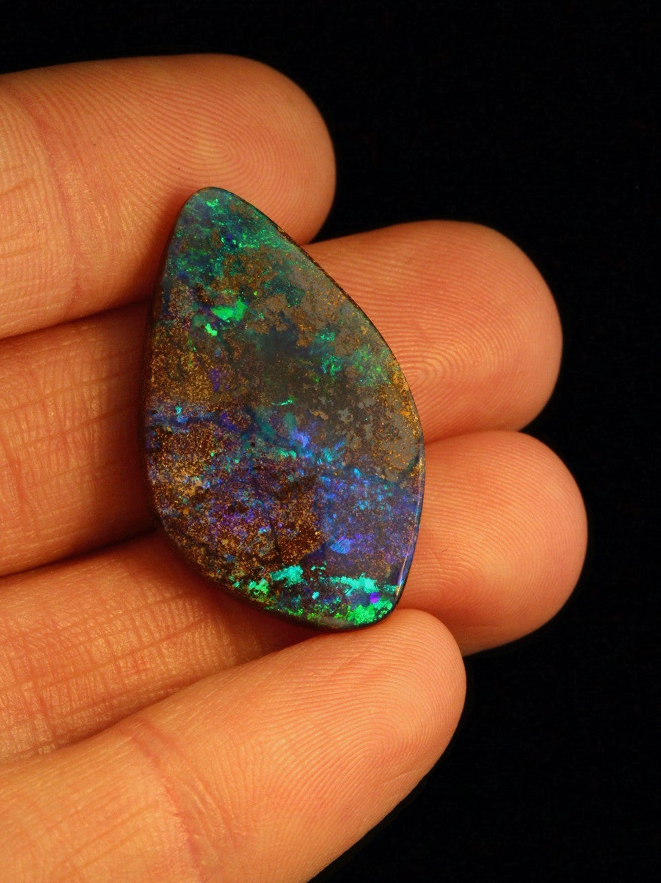 Paraiba Reef Australian Boulder Opal - 17.4 ct